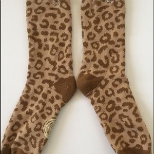 Women’s socks leopard print Obey socks new Obey socks size 7 -9 women’s